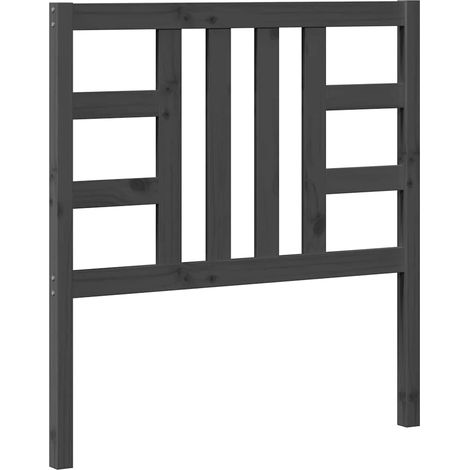 Maison Exclusive - Cabecero de cama madera maciza de pino gris 96 (1/5)