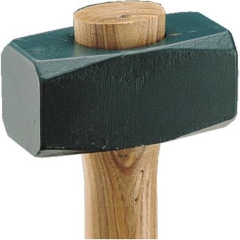 Massette angles abattus bois 1.2kg 26cm - Leborgne (1/4)