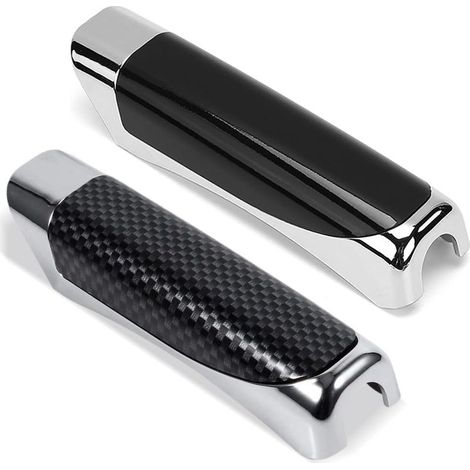Empuñaduras del freno de mano del coche, 2 piezas de cubiertas protectoras decorativas para el freno de mano del coche, funcionamiento suave y flexible. (1/5)