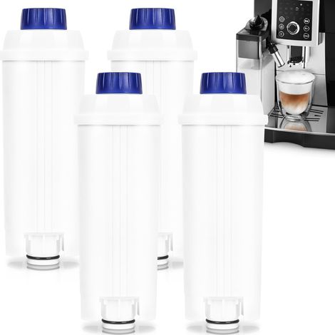 Wolketon Filtro Cafetera para DeLonghi DLSC002. Filtro de Agua Compatible con Delonghi ECAM. ESAM. ETAM. BCO Series (4 Unidad)