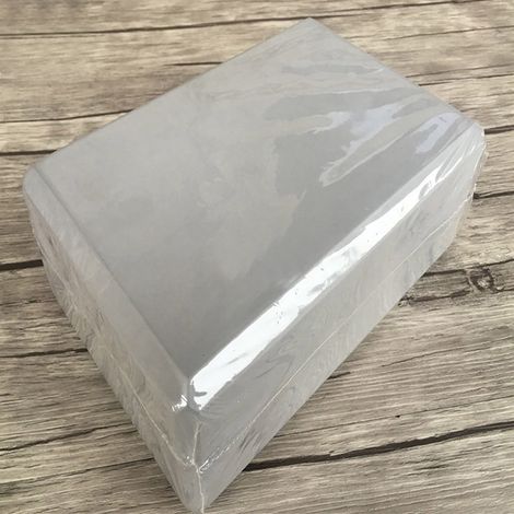 Bloc de mousse EVA pour yoga, fitness et gymnastique - Outil d'entraînement sportif gris (1/2)
