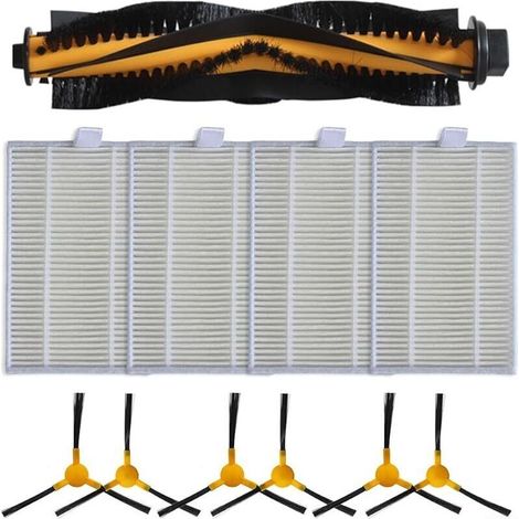 Advokingtap 11-Piece Main Side Brush Kit for SLAM Bobsweep Pethair Robot Vacuum Cleaner (1/5)
