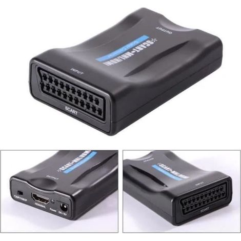 Adaptateur HDMI vers Péritel - 123 - Noir - MHL - Connecteur HDMI - Vidéo (1/4)