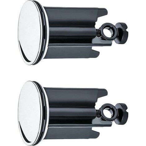 (2 Stück)Universal 40mm Waschbeckenstöpsel, Ablaufstopfen, mit Gummidichtung, höhenverstellbarer Stöpsel, rostfrei