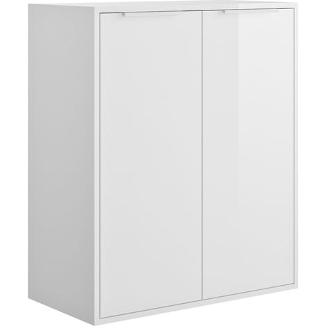 MOBILE BASE DUE ANTE LINEA 'ESPRESSO' cm. 35,3 x 72 x h.86,9 - bianco laccato  - COMPOSAD
