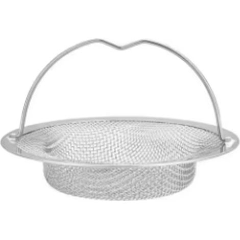 Crépines d'évier lot de 2 en acier inoxydable diamètre 7,5 cm avec poignée pratique pour évier lavabo et évacuation des eaux (1/5)