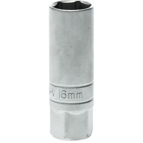 Llave de vaso para bujías 3/8" .Tamaño 16 mm, longitud 64mm TENGTOOLS (1/2)
