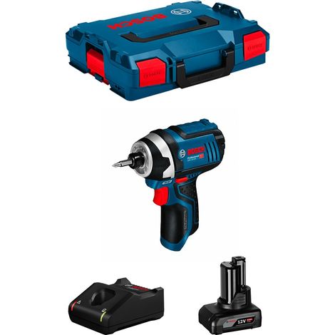 Visseuse à Chocs BOSCH GDR 12V-105 (1 x 6,0 Ah GAL12V-40 L-Boxx 102) (1/5)