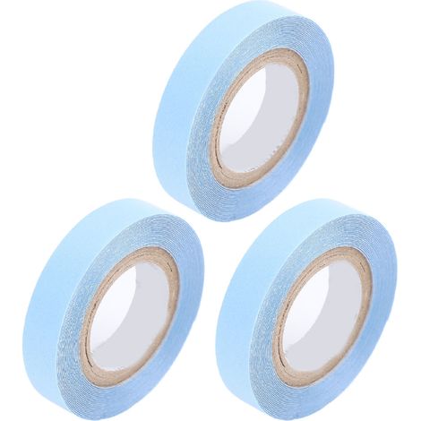Lot de 3 bandes adhésives double face imperméables et respirantes pour perruques à lace front, 10 mm, 3 yards (1/5)