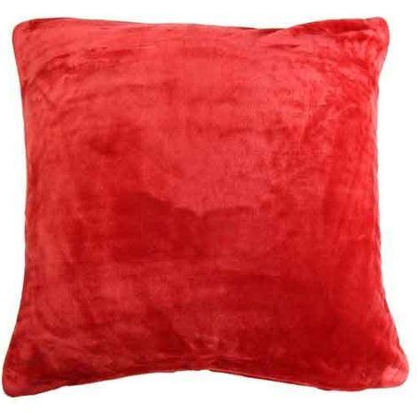 Housse de coussin douceur Rouge 40x40 cm
