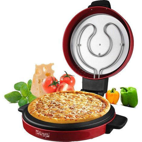 Trade Shop - CURRENCY PIZZA ELECTRISCHER ZUISINE FORNETTO DOPPETTO COTTURA 1800WATT 30CM - (1/5)