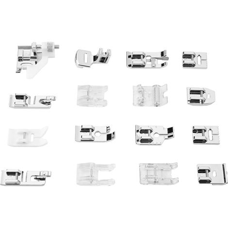 Jeu de Pieds Presseur Universel pour Machine à Coudre Singer - Accessoire Couture Professionnel (2) (1/4)