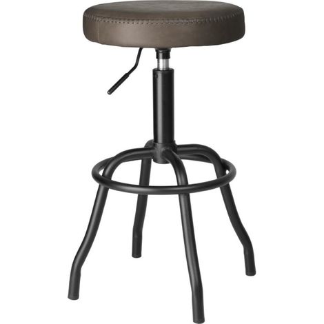 Tabouret de bar en PU Brooklyn mocha - BOLERO (1/5)