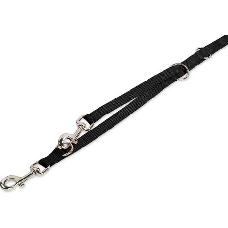 Nobby Hundeleine Führleine Classic 2 m x 2 cm schwarz Leinen