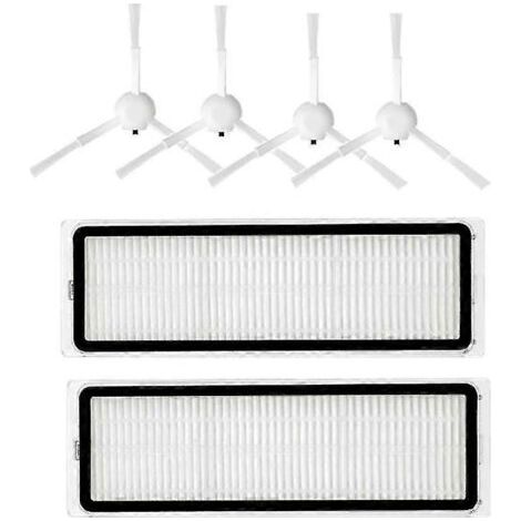 BARKBUSTERS Kits d'accessoires pour balais à brosse latérale avec filtre, compatibles avec les balais Bot L10s Ultra.