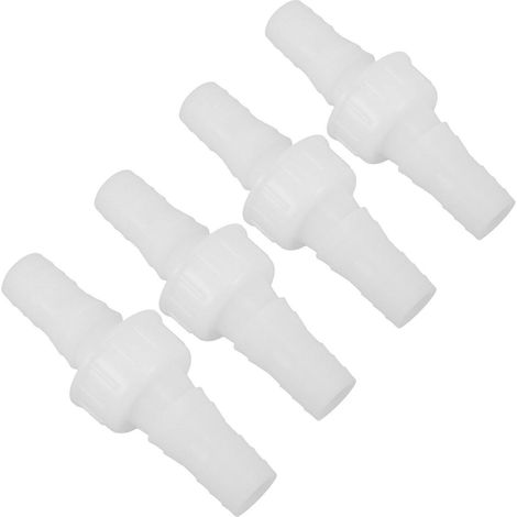 Clapet anti-retour pour camping-car, lot de 4 raccords cannelés ABS pour tuyau d'arrosage, rallonge de tuyau pour applications industrielles (1/5)