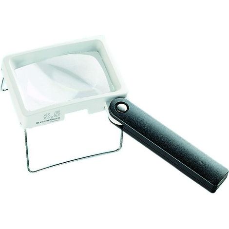 Eschenbach 2034 Lupa de mano blanca y negra 3.5x