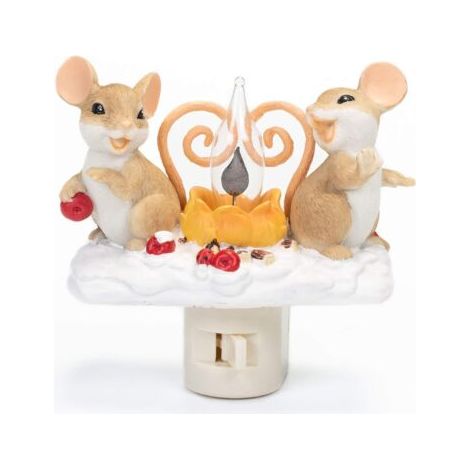 Charmante queue de souris dans une veilleuse de feu de camp, fausse bougie sans flamme pour feu de camp, jolie veilleuse à insérer dans le mur, décorations de maison hantée d'Halloween (1/4)