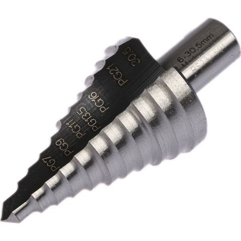 Foret étagé RS PRO 6mm 30.5mm, HSS ( Prix pour 1 )