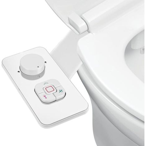 Japanese Style Built-in Bidet Toilet Bidet, Adjustable Water Pressure, Retractable Self-Cleaning Double Nozzles MUMU (1/4)