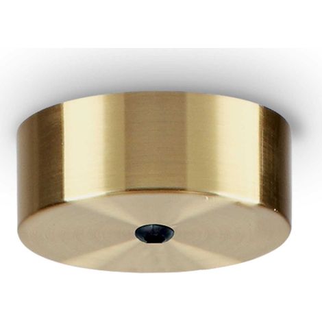 Rosone Magnetico All In Metallo Ottone 1 Luce (1/4)