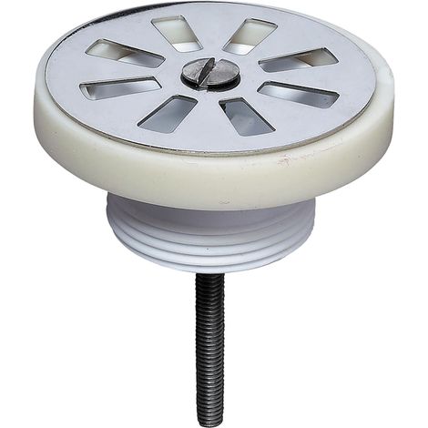 Wirquin – Bonde de lavabo à écoulement libre en plastique – Grille plate inox – Résistance à la corrosion – Installation facile – Entretien pratique (1/4)