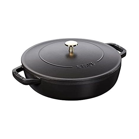STAUB- Chistera en fonte, noir, 24 cm (1/4)