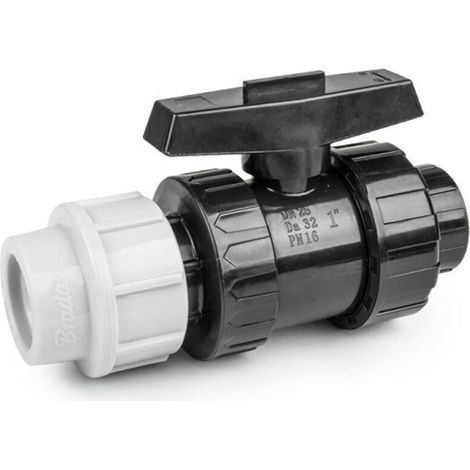 Vanne à sphère PN16 pour tuyaux PE 32mm / fileté 1 " femelle
