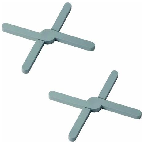 Dessous de Plat en Silicone Antidérapant Pliable Design Dessous de Plat pour Table de Cuisine Résiste à 220 Degrés 2 pièces, (1/5)