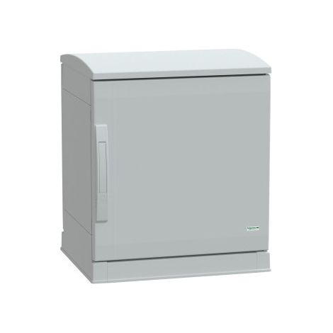Armoire juxtaposable polyester renforcé fibres 500x500x420mm gris (RAL 7035) PLA Thalassa Schneider