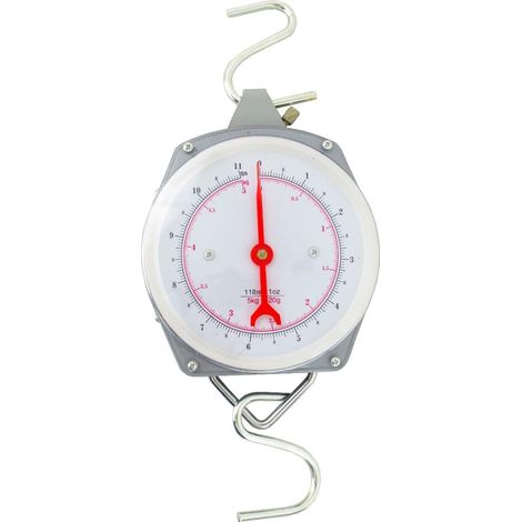 Peson dynamométrique argenté 5 kg