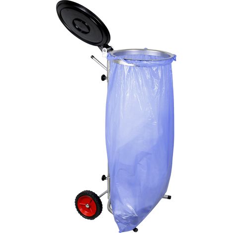 FRANKEL kaiserkraft, Support sac-poubelle mobile ROLLI,