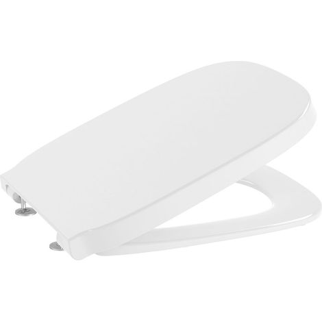 Tapa y asiento de Supralit® para inodoro SQUARE DEBBA - ROCA Características: Caída libre