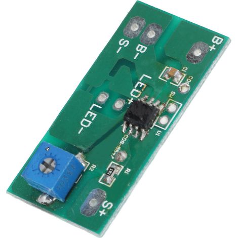 Carte PCB régulateur solaire pour borne lumineuse et éclairage gazon, réglage luminosité, 3.2V-3.7V, panneau 5V-6V (1/5)