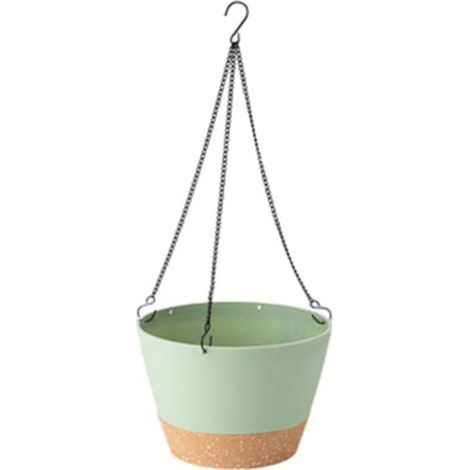 Pot Suspendu Horticulture - Plastique Auto-Arrosant - Pour Orchidées et Plantes Extérieures - 20 x 13,5 x 13,5 cm - 1 Pièce (1/5)