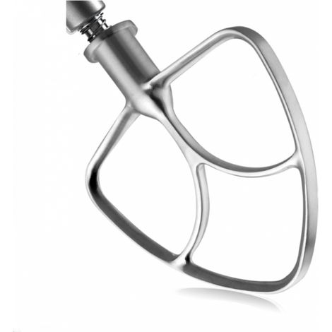 Batteur Plat en Acier Inoxydable 45qt 5qt  Fouet pour Robot Pâtissier Convient aux Mixeurs K45SS, KSM75, KSM90, KSM110, KSM125, KSM150 Heavy Duty