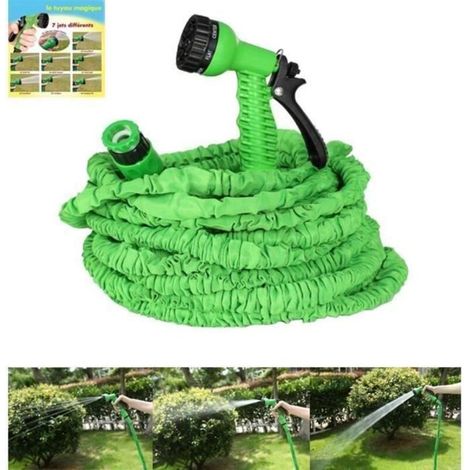 45m retractable hose with 7-function spray gun, flexible and durable - Aa27199 (1/4)