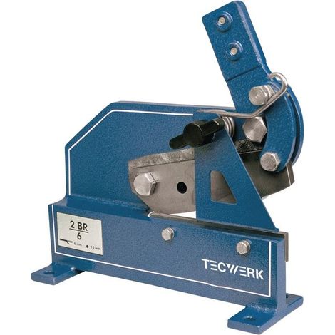 TECWERK Blech-/Rundstahlschere 2BR/6 Messerlänge 180 mm Stahlblech 70 x 6 mm Rundstahl 13 mm