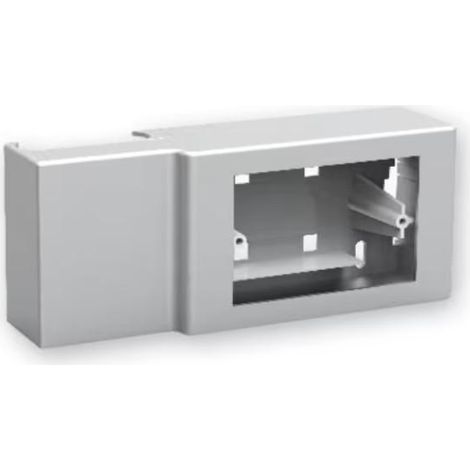 Scatola parete alluminio 3 moduli arnocanali 8889.al