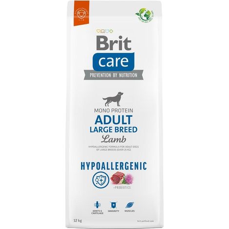 BRIT CARE Cane Ipoallergenico Adulto Taglia Grande Agnello 12kg