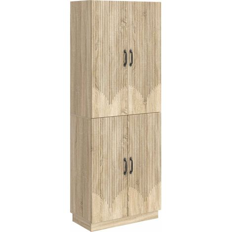vidaXL Set di armadi 2 pcs Rovere Sonoma Legno ingegnerizzato