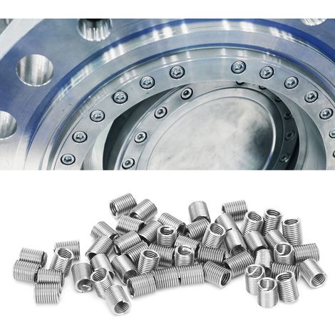 50 inserts filetés en acier M3.50.6, manchons de protection et de réparation de filetage 2.5D (1/5)