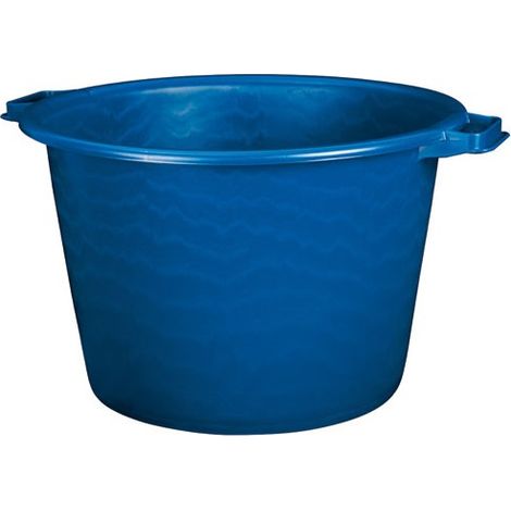ALUMINIUM ET PLASTIQ - Baquet rond 40L Ø49 renf.bleu