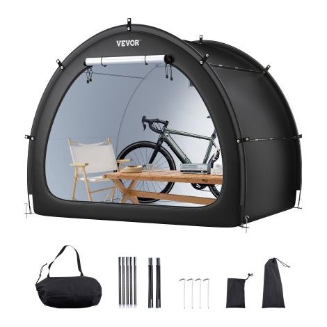 Abri à Vélo pour 4-5 Vélos Tente de Rangement Spacieuse Étanche (1/5)