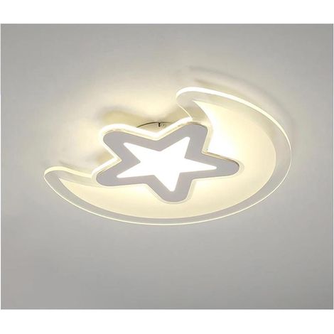 Modern LED ceiling light for children with dimmable remote control for bedroom (1/4)