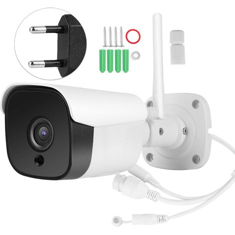 Caméra IP WiFi extérieure 1080P, IP66, vision nocturne infrarouge, sécurité 100-240V, prise UE pour yoosee (1/5)