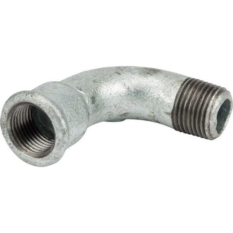 Codo 90掳 hembra/macho cincado 1/2" UNIVERSAL FG112 90