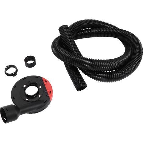 Capot de protection pour meuleuse angulaire, cache-poussière en polycarbonate PC, carter anti-poussière avec raccord pour tuyau d'aspiration (1/5)
