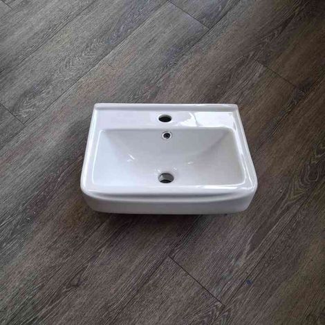 Vasque céramique ID - 44x36 cm - Blanc