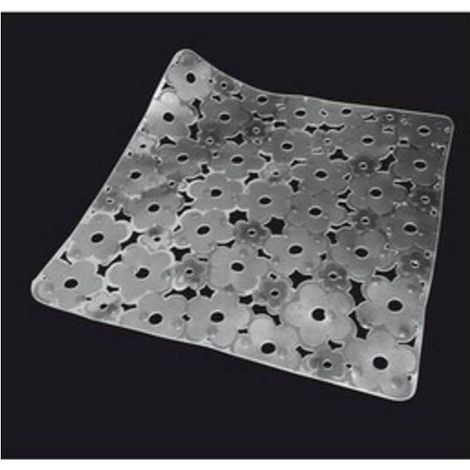 6 x TAPPETO DOCCIA MARGHERITA 52X52 CM CRYSTAL